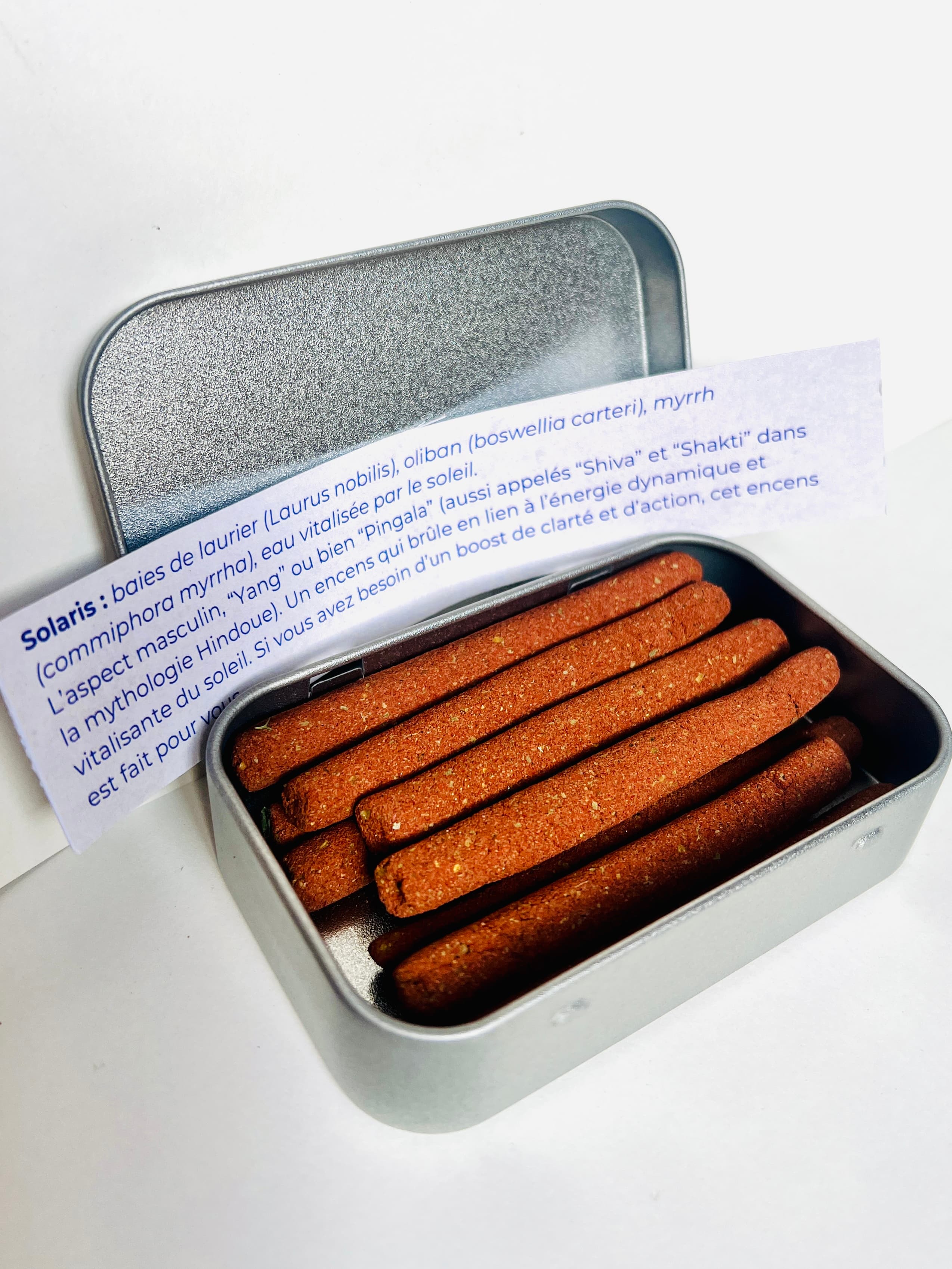 Bâtonnets d'encens x5 (solaris) ~ laurier, cannelle, sapin