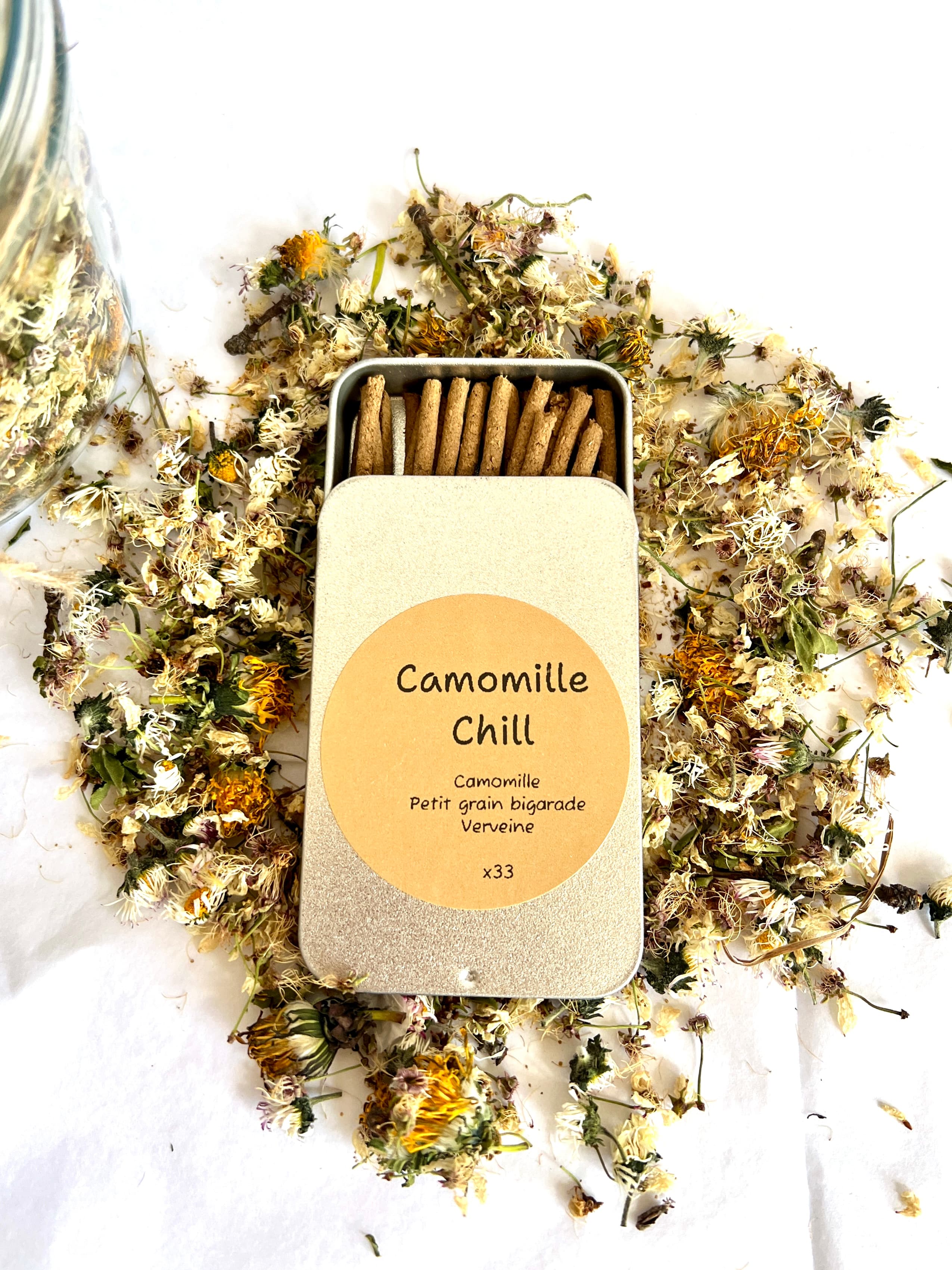 Camomille Chill, bâtonnet d'encens japonais ~ camomille & verveine
