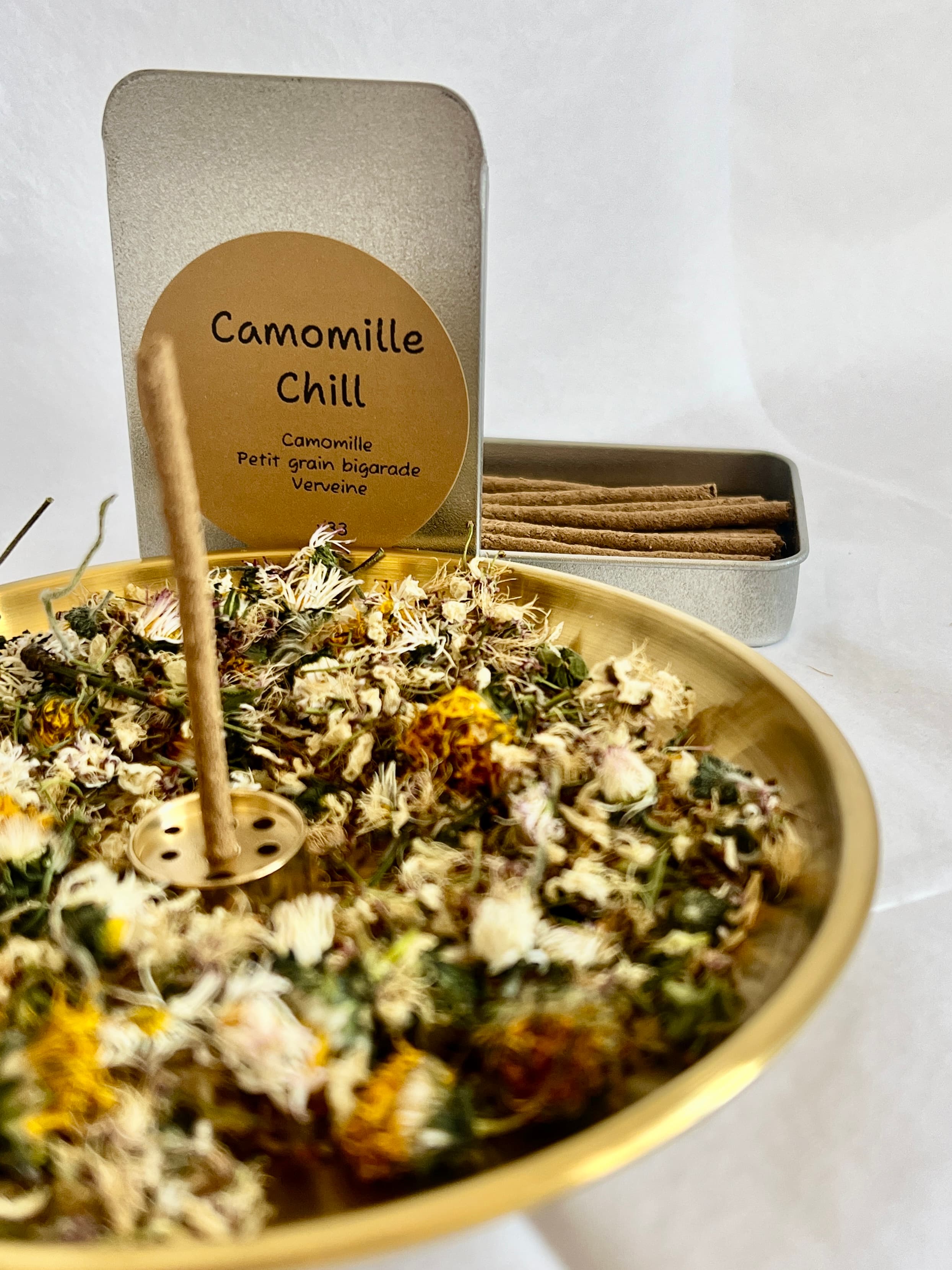 Camomille Chill, bâtonnet d'encens japonais ~ camomille & verveine