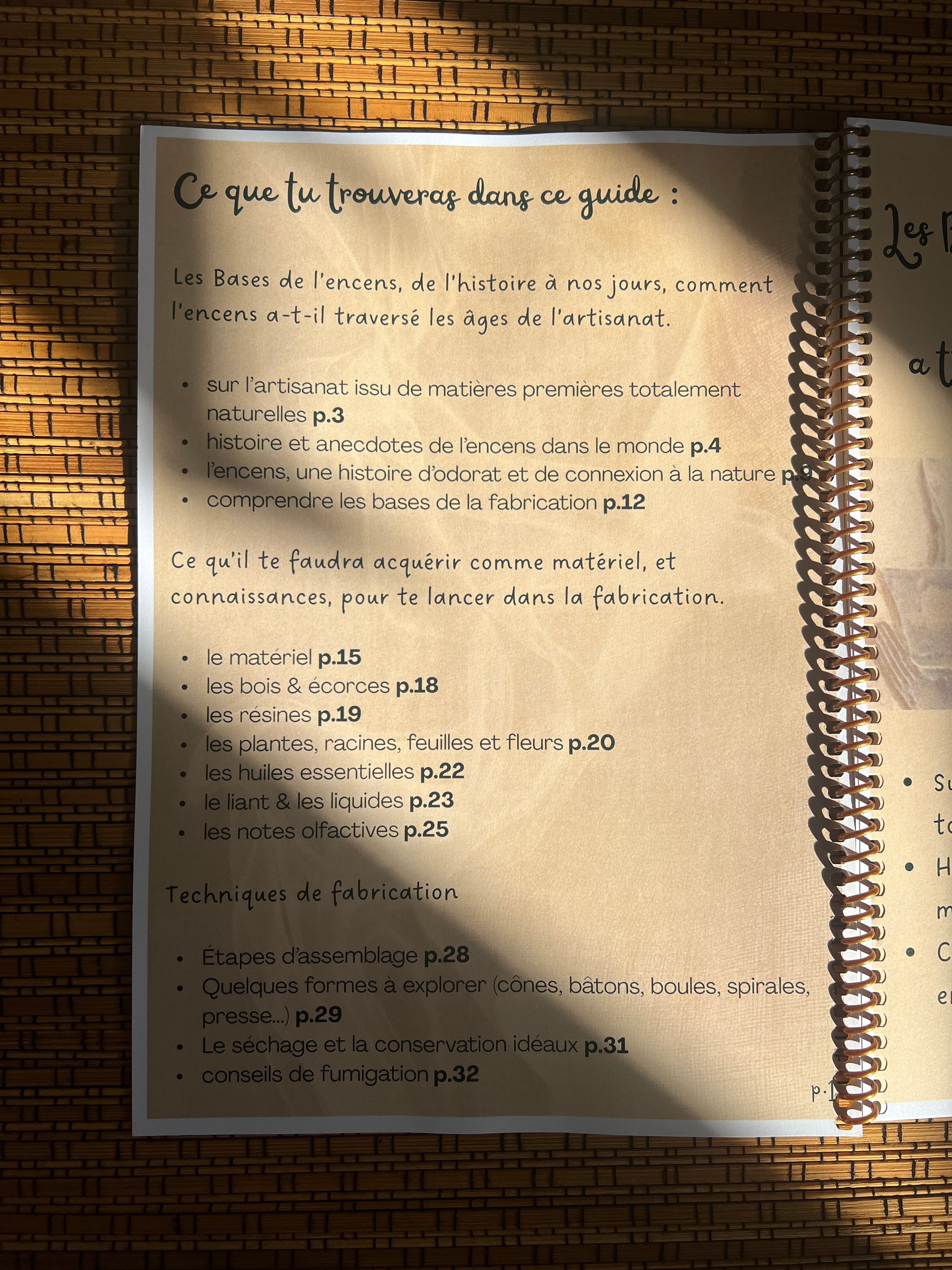 Guide pratique de fabrication d’encens 