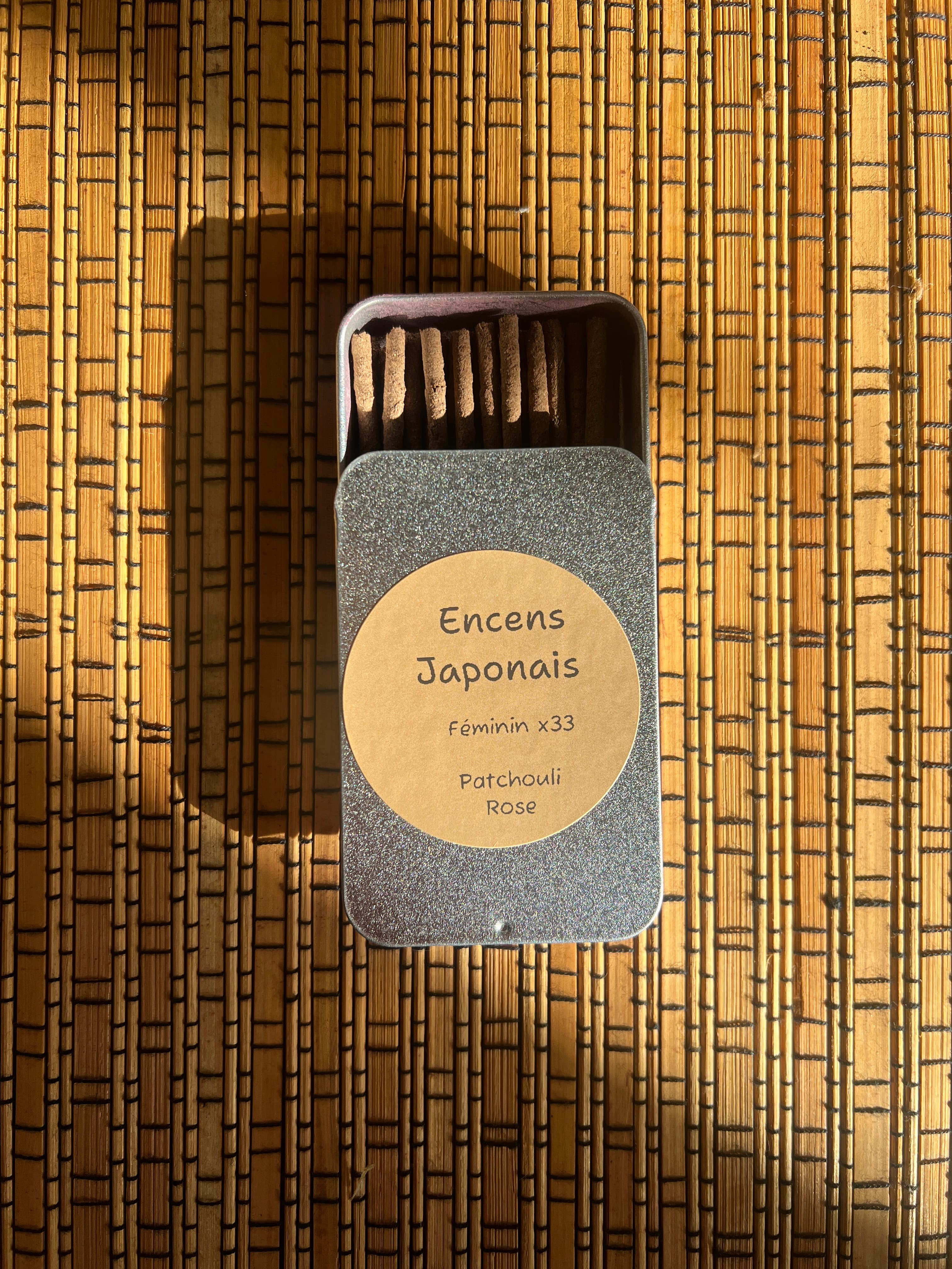 Encens Japonais ~ patchouli, rose